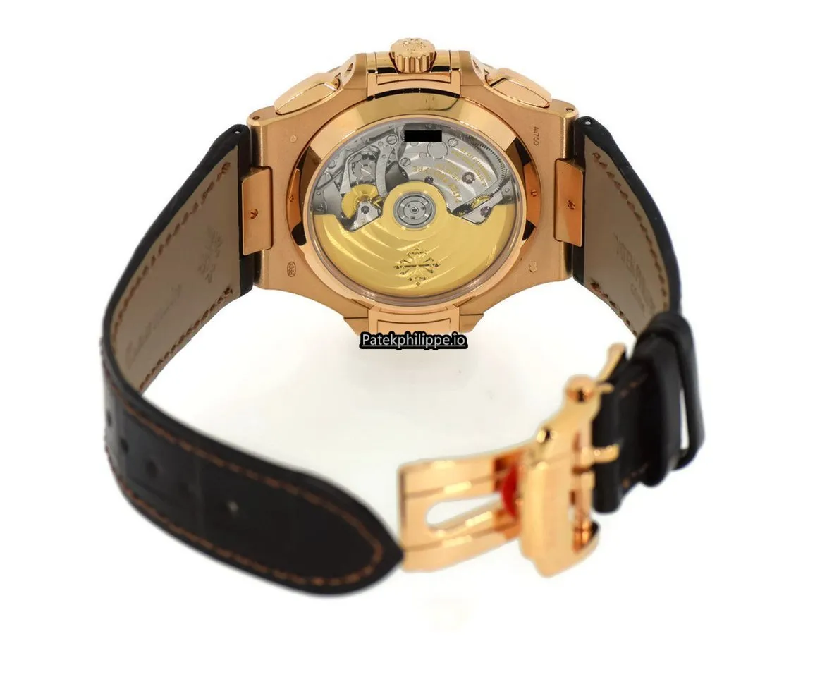 Alternative view of Patek Philippe Nautilus 5980r-001 40.5MM Rose Gold Case Automatic