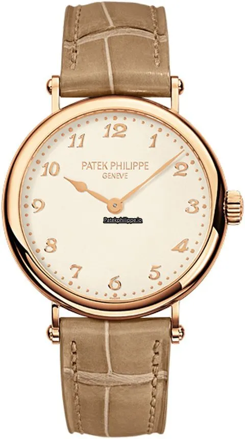 Patek Philippe Calatrava 7200r-001 34.6MM Rose Gold Case Automatic