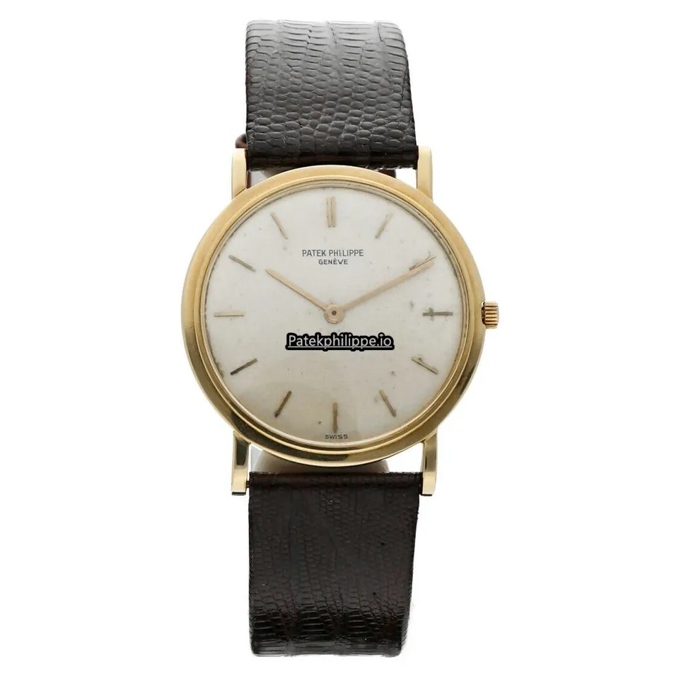 Patek Philippe Calatrava 32MM Yellow Gold Case Manual Winding