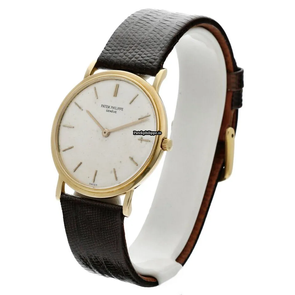 Alternative view of Patek Philippe Calatrava 32MM Yellow Gold Case Manual Winding