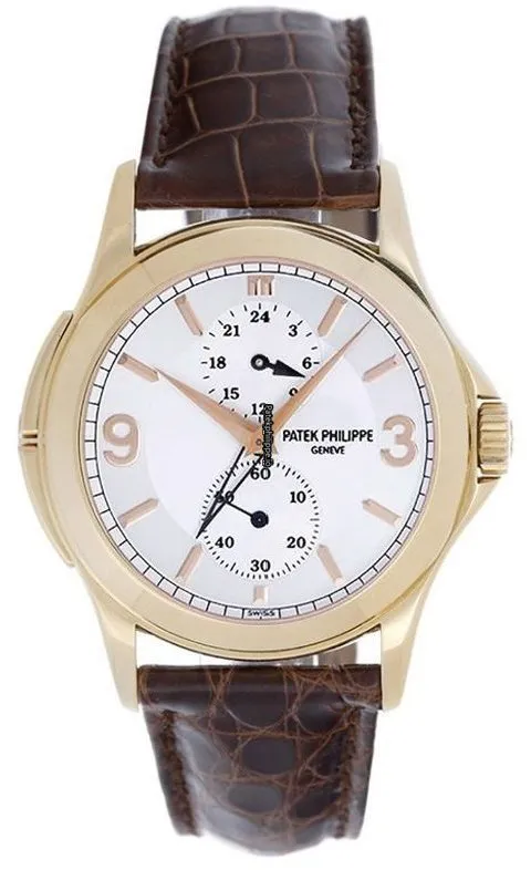 Patek Philippe Travel Time 5134j-001 37MM Yellow Gold Case Manual Winding