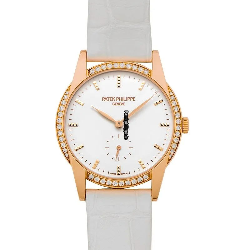 Alternative view of Patek Philippe Calatrava 7122/200r 33MM Rose Gold Case Manual Winding