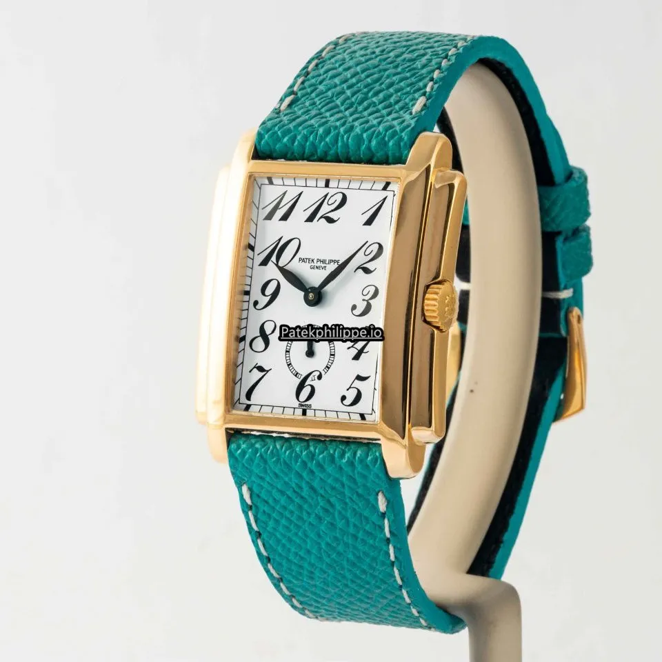 Alternative view of Patek Philippe Gondolo 5024j 30MM Yellow Gold Case Manual Winding