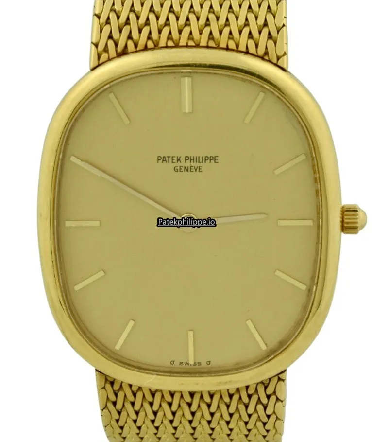 Patek Philippe Golden Ellipse 3738 31MM Yellow Gold Case Automatic
