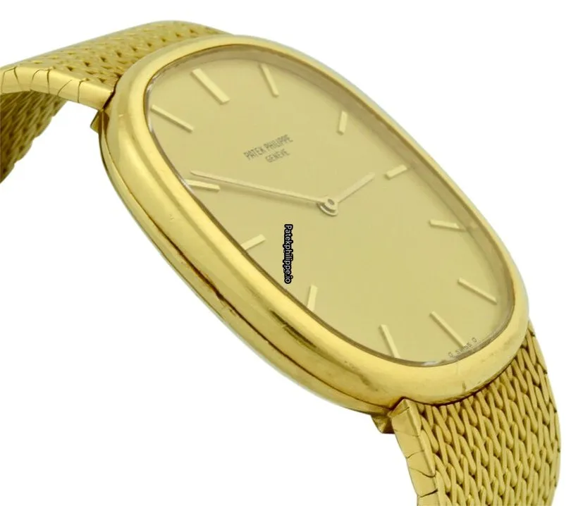 Alternative view of Patek Philippe Golden Ellipse 3738 31MM Yellow Gold Case Automatic