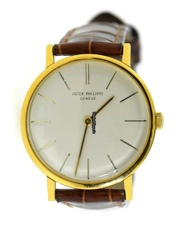 Patek Philippe Calatrava 3426 32MM Yellow Gold Case Manual Winding