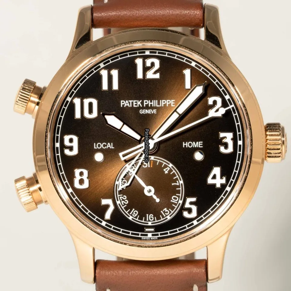 Alternative view of Patek Philippe Travel Time 7234r-001 37.5MM Rose Gold Case Automatic