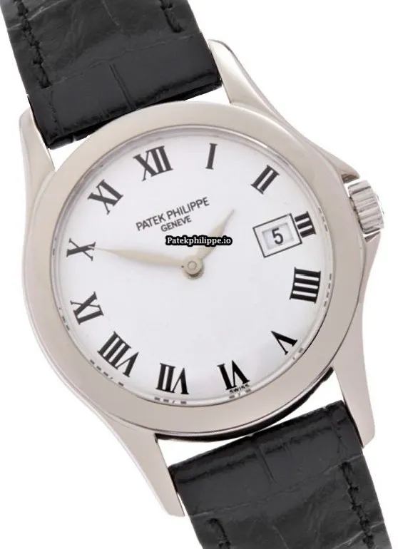 Patek Philippe Calatrava 4906g-001 28MM White Gold Case Quartz