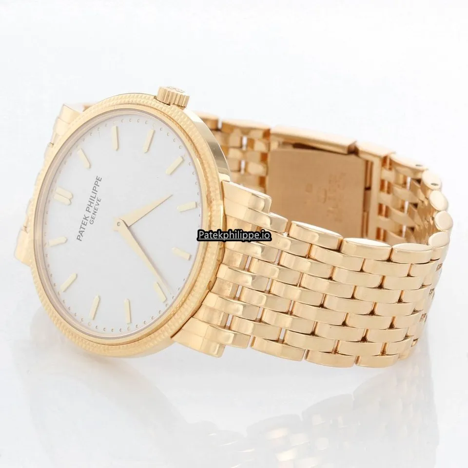 Alternative view of Patek Philippe Calatrava 5120j 35MM Yellow Gold Case Automatic