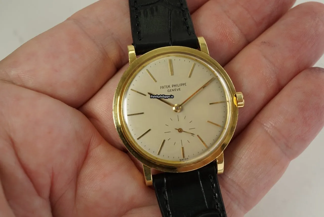 Alternative view of Patek Philippe Calatrava 3429 35x40MM Yellow Gold Case Automatic