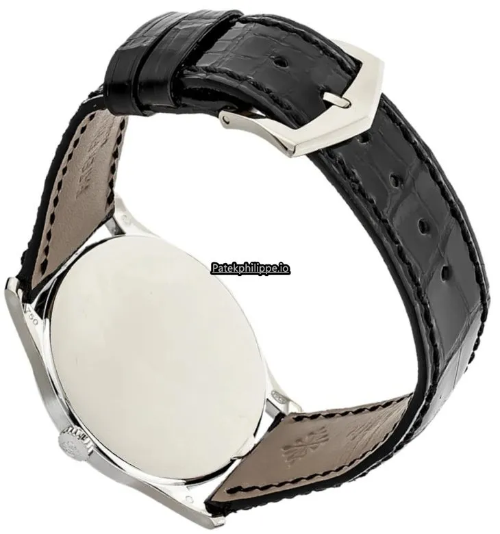 Alternative view of Patek Philippe Calatrava 5196g-001 37MM White Gold Case Manual Winding
