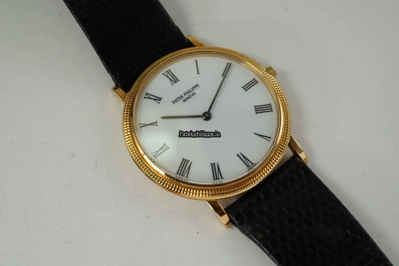 Patek Philippe Calatrava 3744 33x38MM Yellow Gold Case Quartz