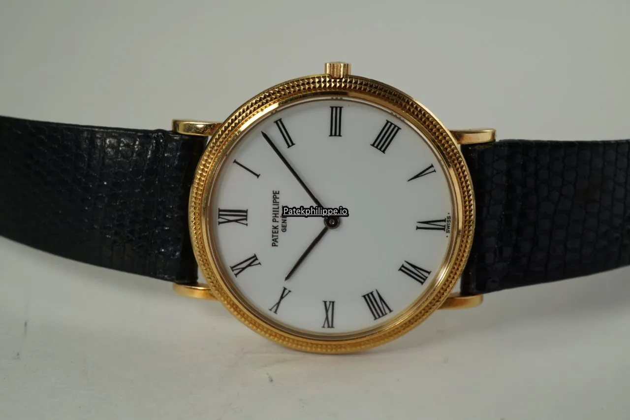 Alternative view of Patek Philippe Calatrava 3744 33x38MM Yellow Gold Case Quartz