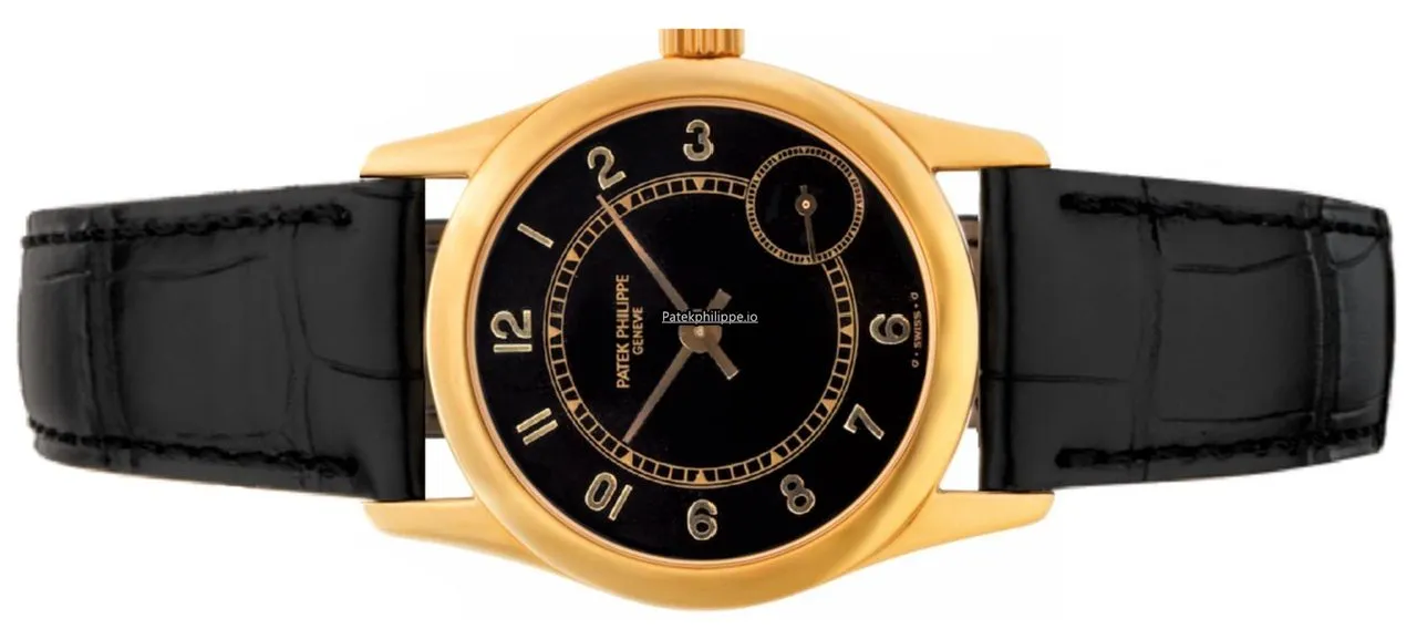 Alternative view of Patek Philippe Calatrava 5000j 33MM Yellow Gold Case Automatic