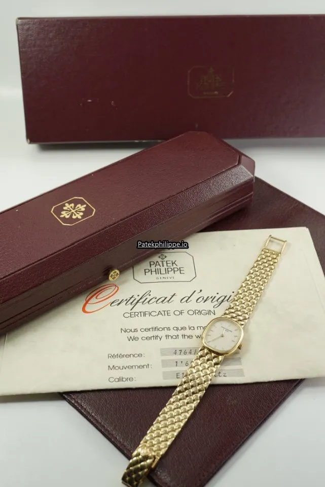 Patek Philippe Golden Ellipse 19x24MM Yellow Gold Case Quartz