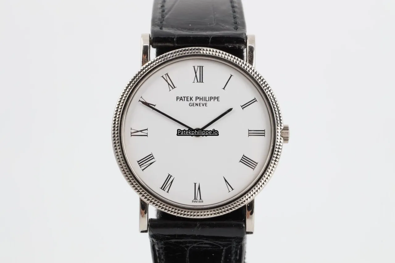 Patek Philippe Calatrava 3520dg-001 33MM White Gold Case Manual Winding