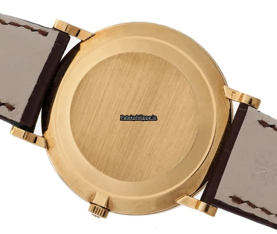 Alternative view of Patek Philippe Calatrava 3919j-001 33MM Yellow Gold Case Manual Winding