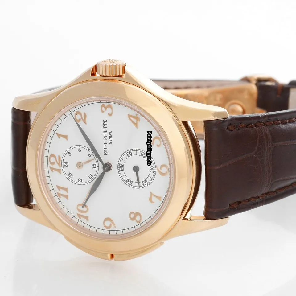 Alternative view of Patek Philippe Travel Time 5134r-001 36MM Rose Gold Case Manual Winding