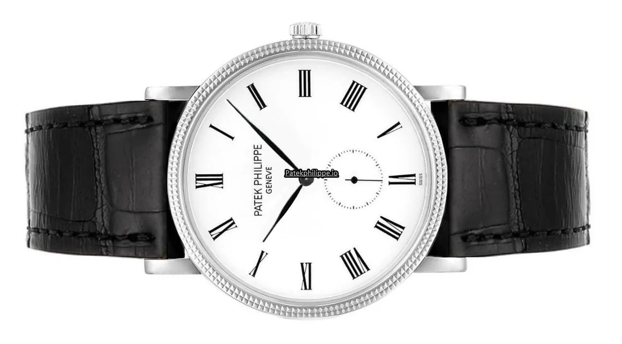 Alternative view of Patek Philippe Calatrava 3919g 33MM White Gold Case Manual Winding