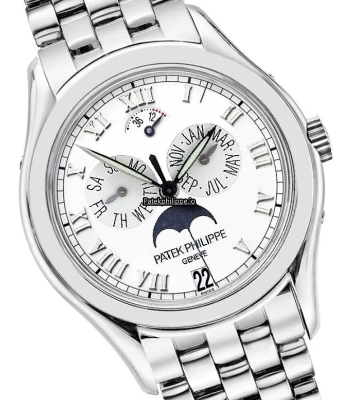 Patek Philippe Annual Calendar 5036/1g-017 37MM White Gold Case Automatic