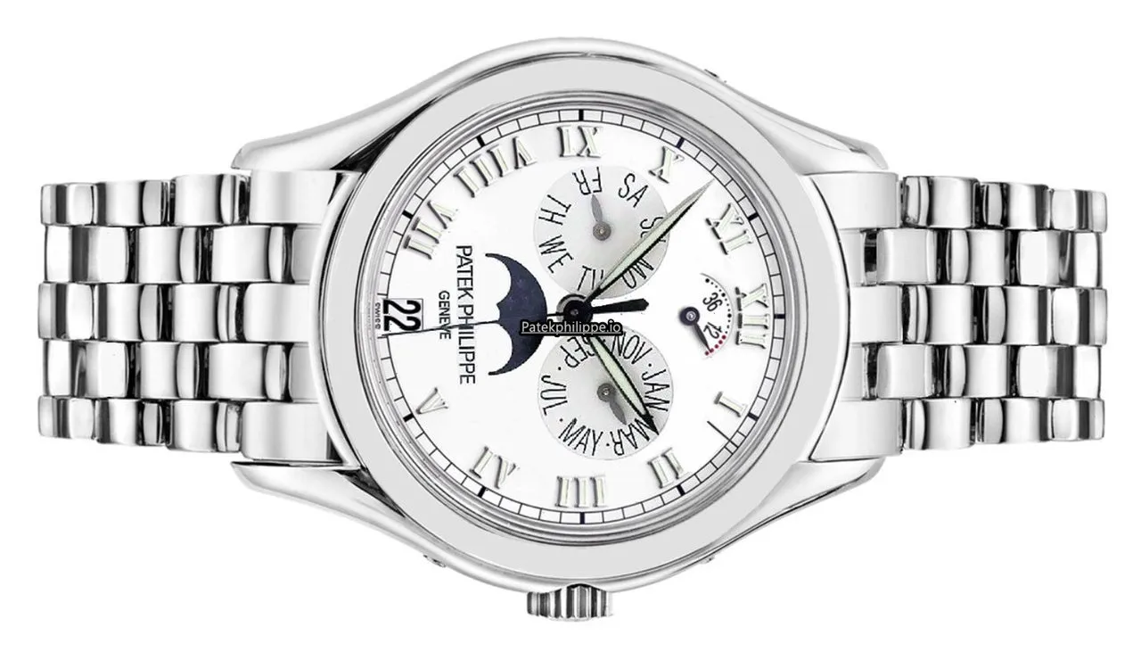 Alternative view of Patek Philippe Annual Calendar 5036/1g-017 37MM White Gold Case Automatic