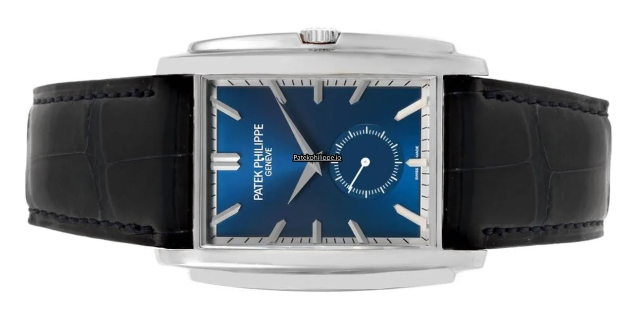 Alternative view of Patek Philippe Gondolo 5124g-011 33.4x43MM White Gold Case Manual Winding