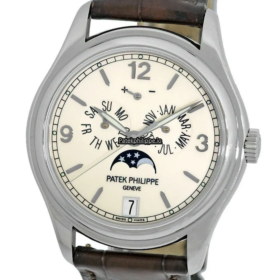Alternative view of Patek Philippe Annual Calendar 5146/g-001 39MM White Gold Case Automatic
