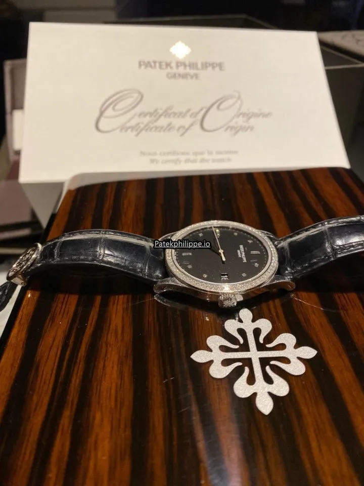 Patek Philippe Calatrava 5297g-001 38x8.43MM White Gold Case Automatic