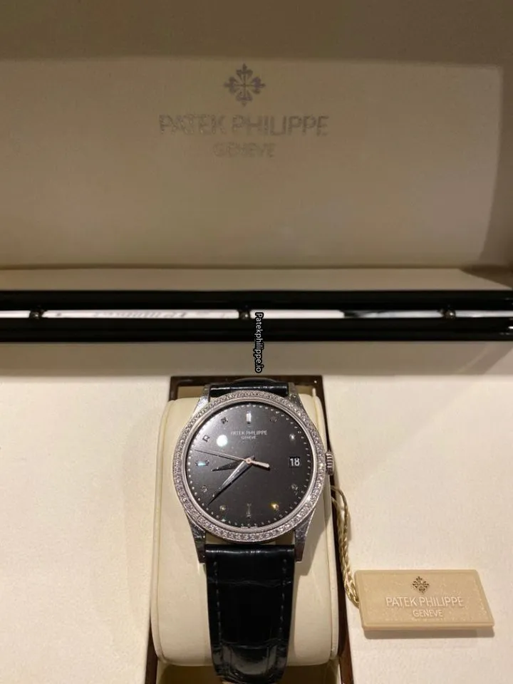 Alternative view of Patek Philippe Calatrava 5297g-001 38x8.43MM White Gold Case Automatic