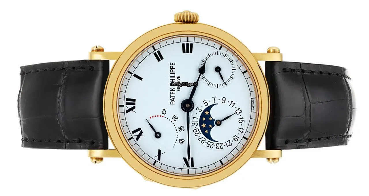 Alternative view of Patek Philippe Complications 5054j 36MM Yellow Gold Case Automatic