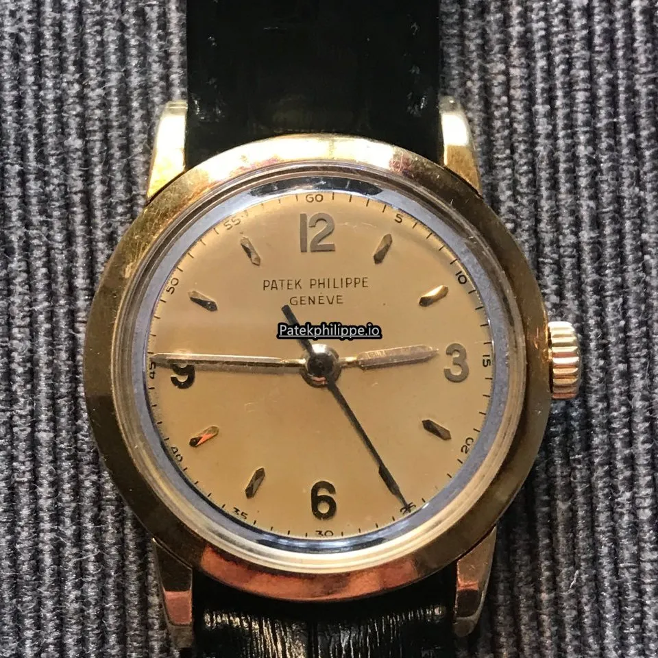 Patek Philippe Calatrava 2466 32MM Rose Gold Case Manual Winding
