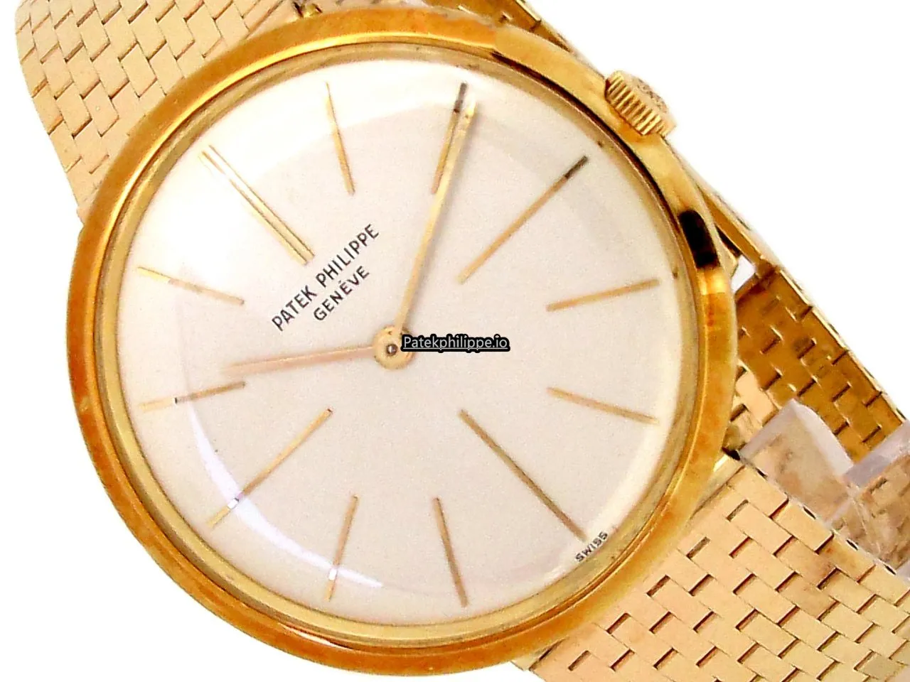 Alternative view of Patek Philippe Vintage 2590 Yellow Gold Case Automatic
