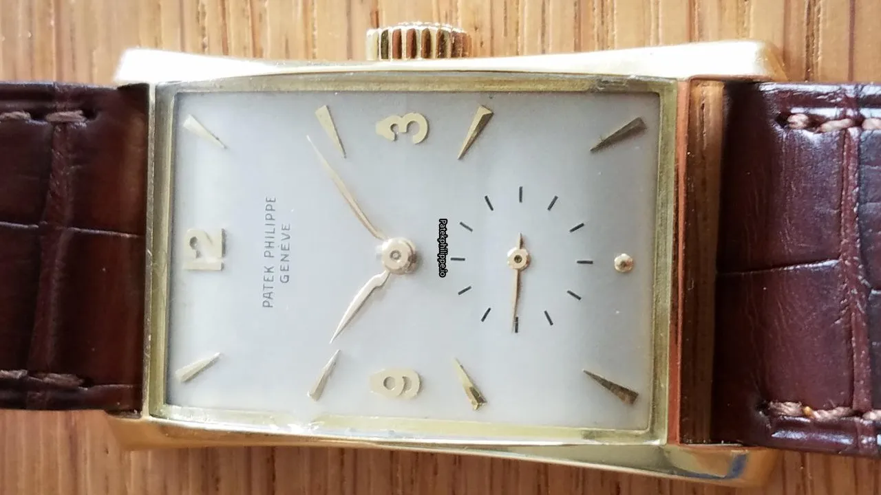 Patek Philippe 1593 Yellow Gold Case Manual Winding