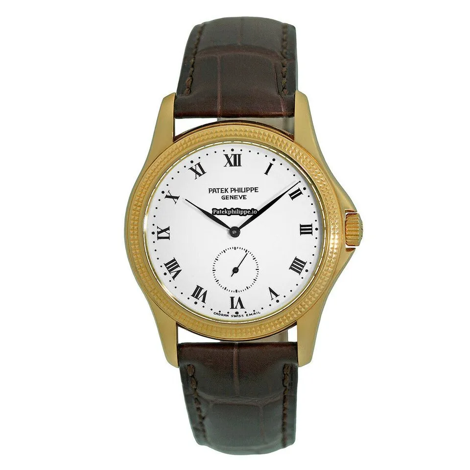 Patek Philippe Calatrava 35MM Yellow Gold Case Manual Winding