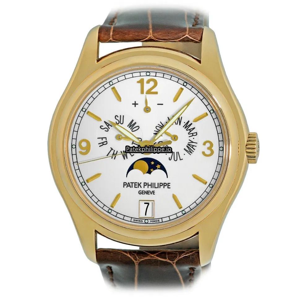 Alternative view of Patek Philippe Annual Calendar 5146 J 39MM Yellow Gold Case Automatic