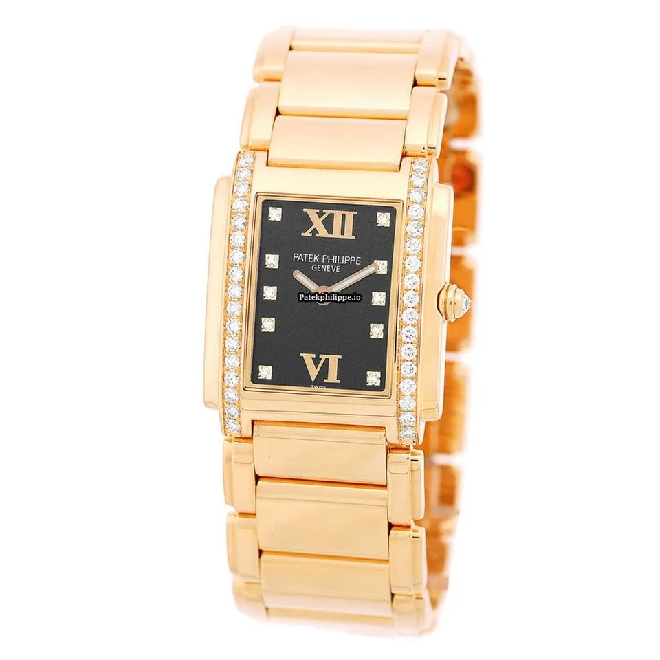 Patek Philippe Twenty-4 4910 Rose Gold Case Quartz