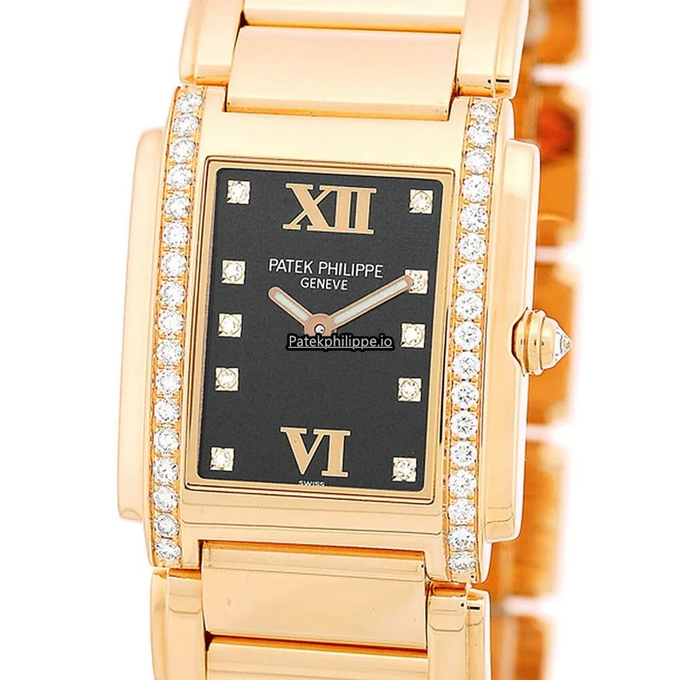 Alternative view of Patek Philippe Twenty-4 4910 Rose Gold Case Quartz