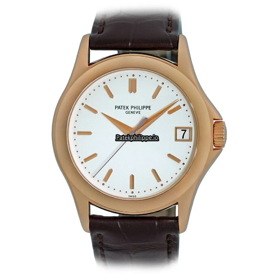 Alternative view of Patek Philippe Calatrava 37MM Rose Gold Case Automatic