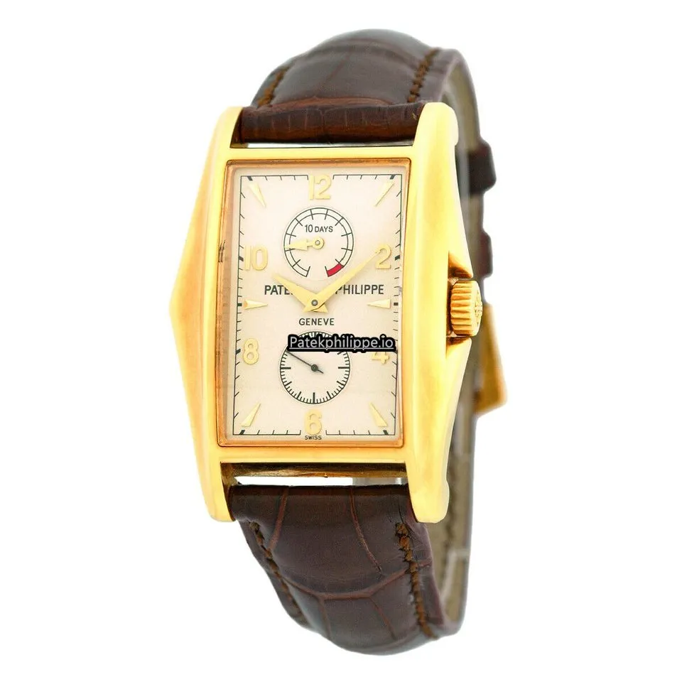 Patek Philippe Gondolo 5100j-001 34x45MM Yellow Gold Case Manual Winding