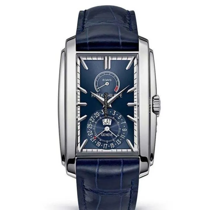 Patek Philippe Gondolo 5200g-010 32x46MM White Gold Case Manual Winding