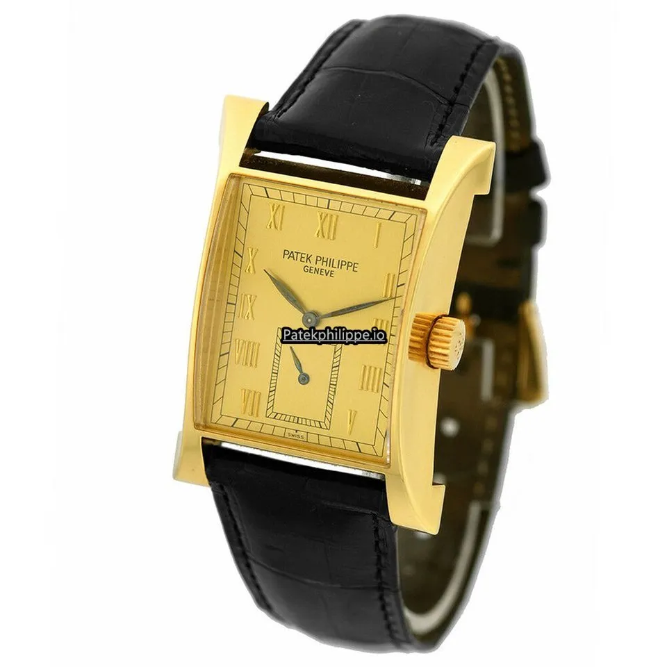 Patek Philippe Pagoda 5500 J 29x41MM Yellow Gold Case Manual Winding