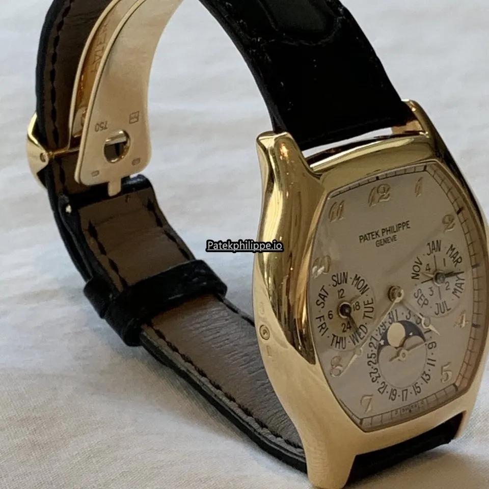 Patek Philippe Perpetual Calendar 5040j 35MM Yellow Gold Case Automatic