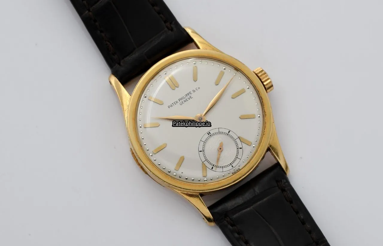 Alternative view of Patek Philippe Calatrava 96 Yellow Gold Case Manual Winding