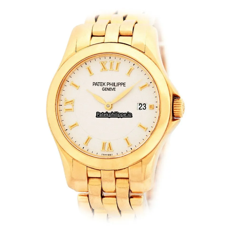 Alternative view of Patek Philippe Calatrava 28MM Yellow Gold Case Quartz