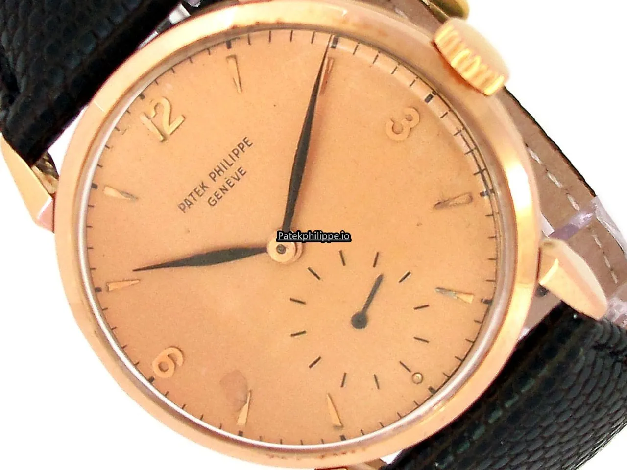 Alternative view of Patek Philippe Calatrava 1578 35MM Rose Gold Case Manual Winding