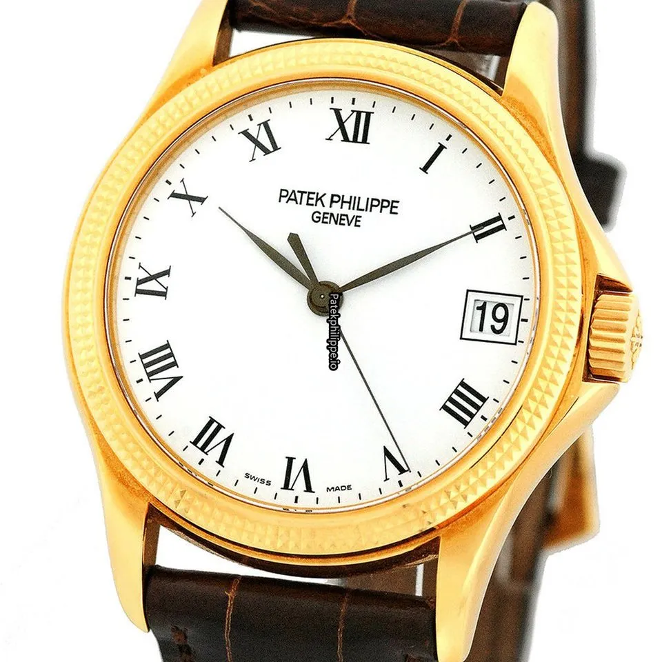 Alternative view of Patek Philippe Calatrava 5117-j 38MM Yellow Gold Case Automatic