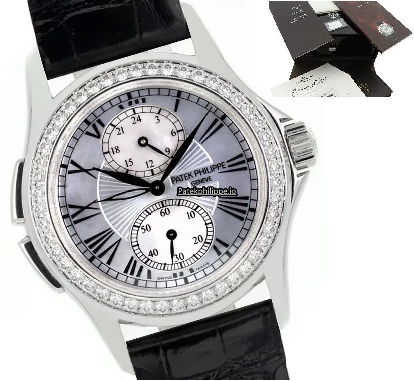 Patek Philippe Travel Time 4934g-001 35MM White Gold Case Manual Winding