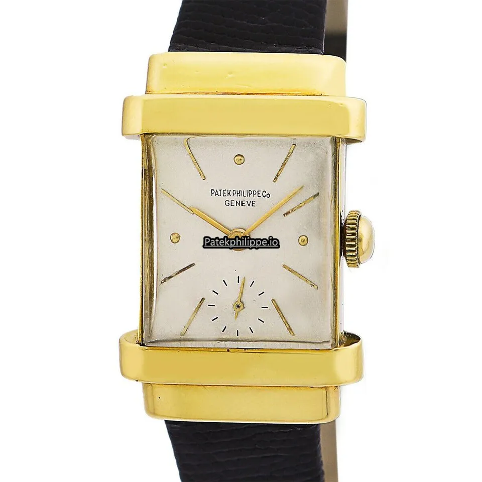 Alternative view of Patek Philippe Vintage 20x30MM Yellow Gold Case Manual Winding