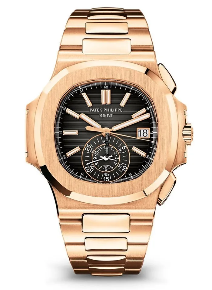 Patek Philippe Nautilus 5980/1r-001 40.5MM Rose Gold Case Automatic