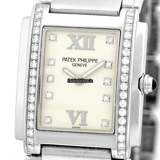 Alternative view of Patek Philippe Twenty-4 4910/10a 25x26MM Steel Case Quartz